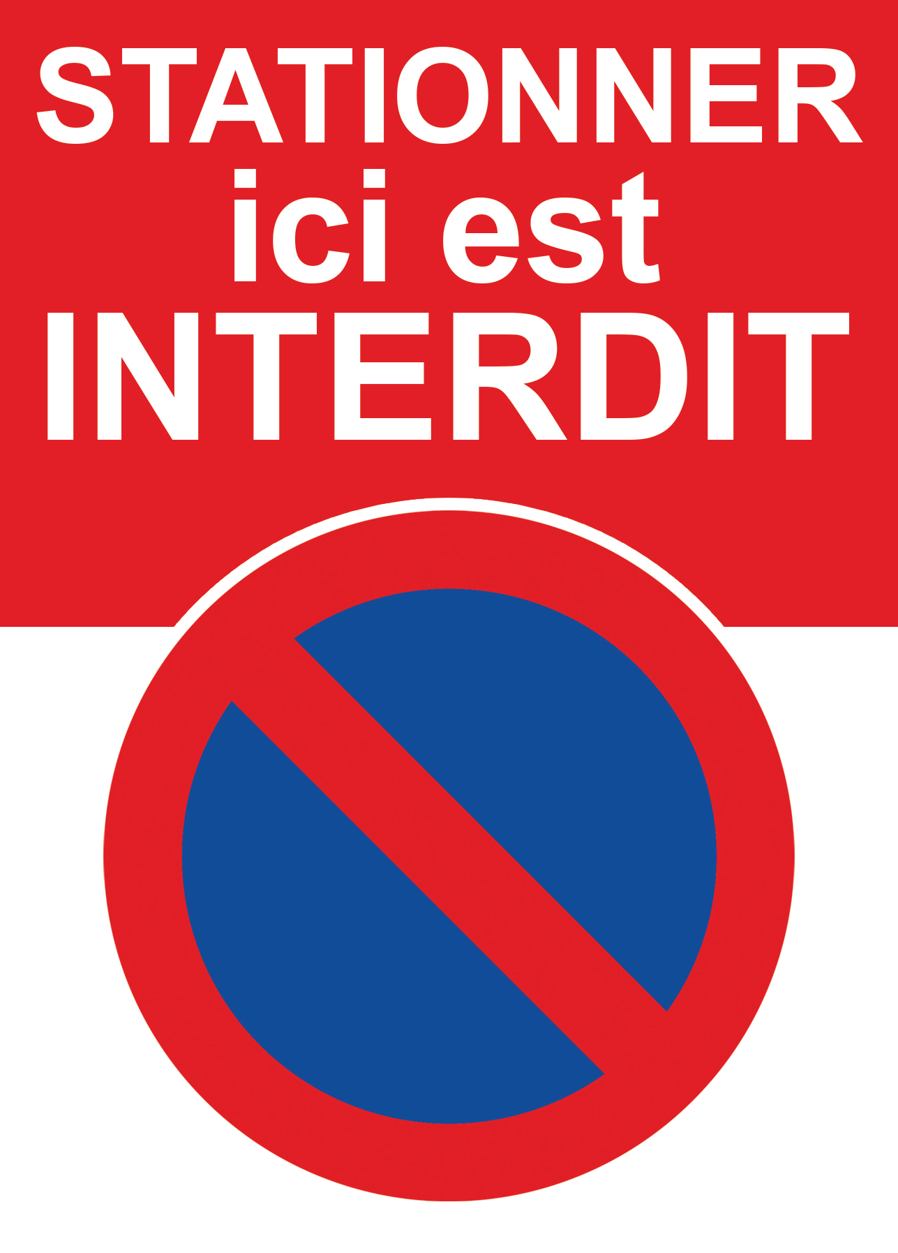 autocollants stationnement interdit