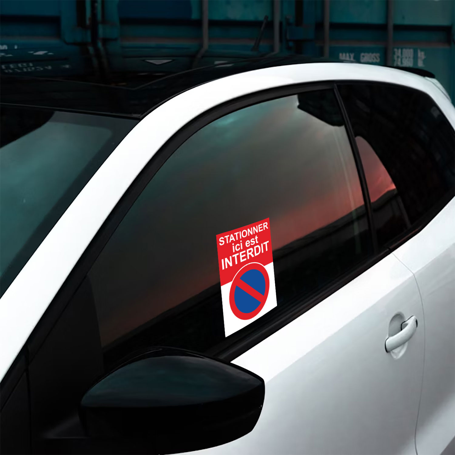 autocollants stationnement interdit