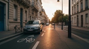 Piste cyclable obstruée par une voiture : agir vite et en toute légalité