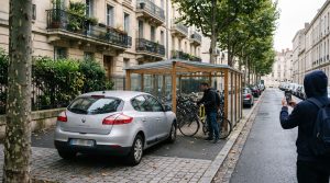 Abri à vélos bloqué par une voiture : mode d’emploi pour sortir de l’impasse