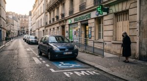 Stationnement devant la pharmacie : protéger l'arrêt minute et l'accès PMR