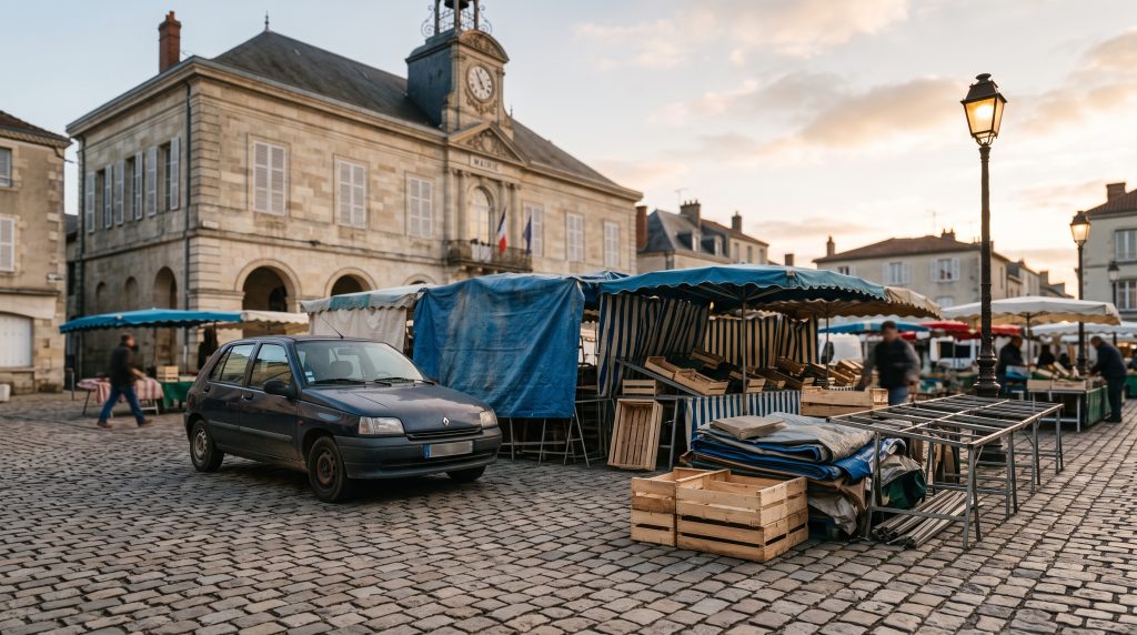 Marchés et stationnement : que faire quand une voiture occupe votre emplacement de stand