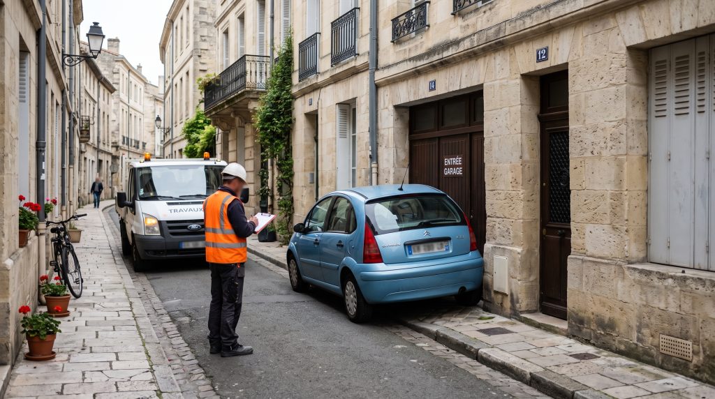 Abords de chantier : comment empêcher le stationnement qui gêne les manœuvres